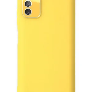 Newface Samsung Galaxy A03s Kılıf Lansman Glass Kapak - Sarı