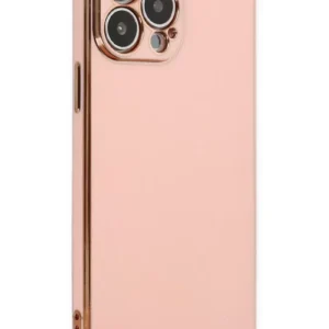 Newface İphone 14 Pro Max Kılıf Volet Silikon - Pembe