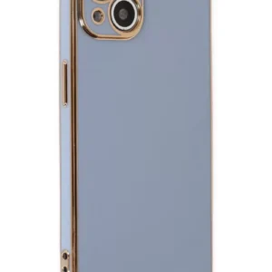 Newface İphone 14 Kılıf Volet Silikon - Mavi