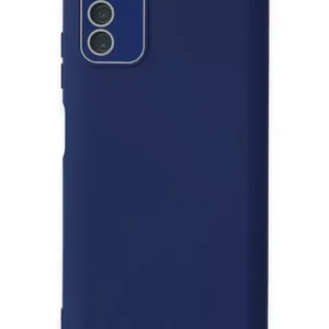 Newface Samsung Galaxy A03s Kılıf Lansman Glass Kapak - Sky Blue