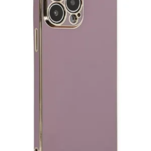 Newface İphone 14 Pro Max Kılıf Volet Silikon - Mor