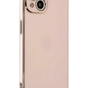 Newface İphone 14 Kılıf Volet Silikon - Pembe