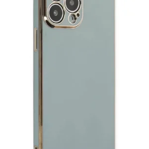 Newface İphone 14 Pro Max Kılıf Volet Silikon - Açık Yeşil