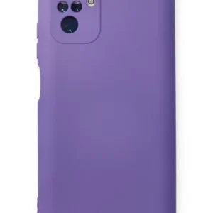 Newface Xiaomi Redmi Note 10 Kılıf Nano İçi Kadife Silikon - Mor