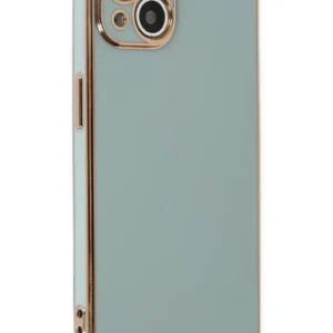 Newface İphone 14 Kılıf Volet Silikon - Açık Yeşil