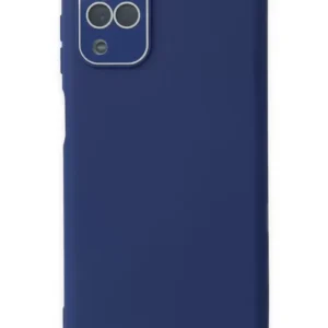 Newface Samsung Galaxy A22 Kılıf Lansman Glass Kapak - Sky Blue