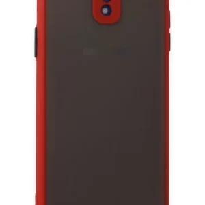 Newface Samsung Galaxy J7 Pro / J730 Kılıf Montreal Silikon Kapak - Kırmızı