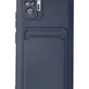 Newface Xiaomi Redmi Note 10 Pro Kılıf Kelvin Kartvizitli Silikon - Lacivert