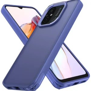 Newface Xiaomi Redmi 12c Kılıf Elegant Kapak - Açık Mavi