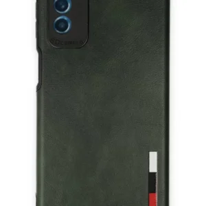 Newface Samsung Galaxy M52 5g Kılıf Loop Deri Silikon - Yeşil