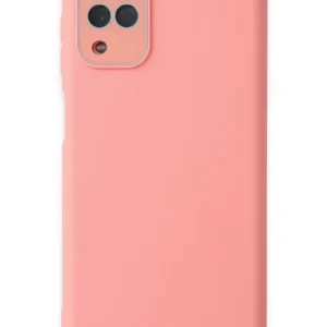 Newface Samsung Galaxy A22 Kılıf Lansman Glass Kapak - Pembe