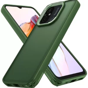 Newface Xiaomi Redmi 12c Kılıf Elegant Kapak - Yeşil