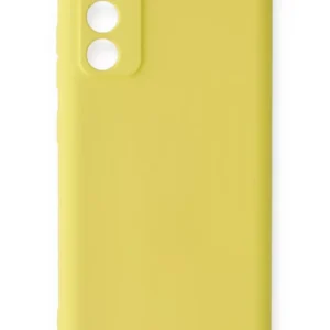 Newface Samsung Galaxy S20 Fe Kılıf Nano İçi Kadife Silikon - Sarı