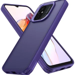 Newface Xiaomi Redmi 12c Kılıf Elegant Kapak - Derin Mor