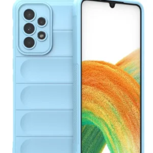 Newface Samsung Galaxy A33 5g Kılıf Optimum Silikon - Sky Blue