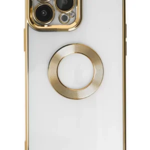 Newface İphone 14 Pro Kılıf Slot Silikon - Gold