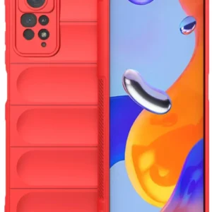 Newface Xiaomi Redmi Note 11 Pro Kılıf Optimum Silikon - Kırmızı