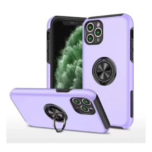 Newface İphone 11 Pro Max Kılıf Elit Yüzüklü Kapak - Mor