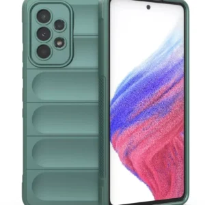 Newface Samsung Galaxy A53 5g Kılıf Optimum Silikon - Koyu Yeşil