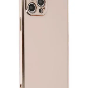 Newface İphone 12 Pro Kılıf Volet Silikon - Pembe