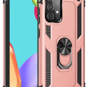 Newface Samsung Galaxy A53 5g Kılıf Sofya Yüzüklü Silikon Kapak - Rose