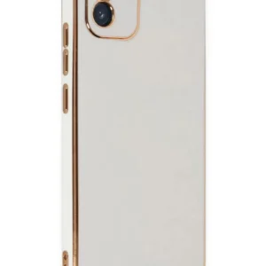 Newface Samsung Galaxy A03 Kılıf Volet Silikon - Beyaz