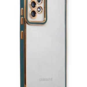 Newface Samsung Galaxy A33 5g Kılıf Liva Lens Silikon - Yeşil