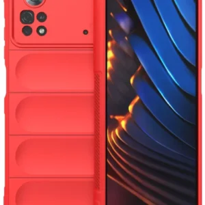 Newface Xiaomi Poco X4 Pro 5g Kılıf Optimum Silikon - Kırmızı