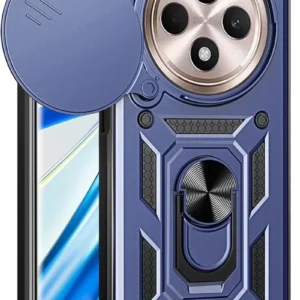 Newface Xiaomi Redmi 14c Kılıf Pars Lens Yüzüklü Silikon - Lacivert