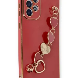 Newface Samsung Galaxy A33 5g Kılıf Esila Silikon - Kırmızı