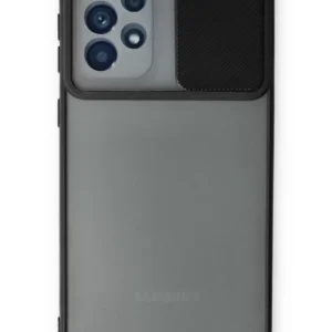 Newface Samsung Galaxy A53 5g Kılıf Palm Buzlu Kamera Sürgülü Silikon - Siyah