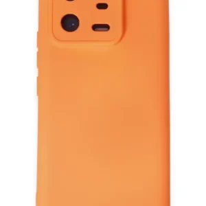 Newface Xiaomi Mi 13 Pro Kılıf Nano İçi Kadife Silikon - Turuncu