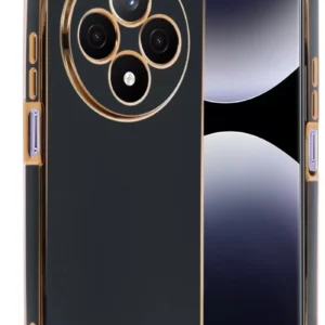 Newface Xiaomi Redmi 14c Kılıf Volet Silikon - Siyah