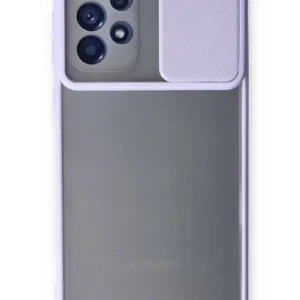 Newface Samsung Galaxy A53 5g Kılıf Palm Buzlu Kamera Sürgülü Silikon - Lila