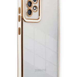 Newface Samsung Galaxy A53 5g Kılıf Liva Lens Silikon - Beyaz