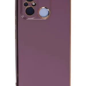 Newface Xiaomi Redmi 12c Kılıf Volet Silikon - Mor