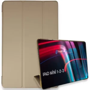 Newface İpad Mini 3 Kılıf Tablet Smart Kılıf - Gold