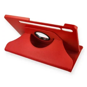 Newface Samsung Galaxy T860 Tab S6 10.5 Kılıf 360 Tablet Deri Kılıf - Kırmızı