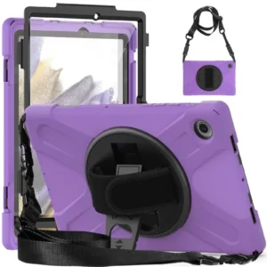 Newface Samsung Galaxy X200 Tab A8 10.5 Kılıf Amazing Tablet Kapak - Mor