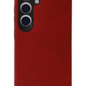 Newface Samsung Galaxy S24 Kılıf Loop Deri Silikon - Kırmızı