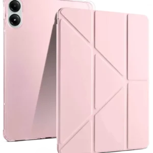 Newface Xiaomi Redmi Pad Pro 12.1 Kılıf Kalemlikli Mars Tablet Kılıfı - Rose Gold