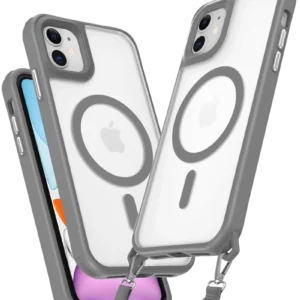 Newface İphone 12 Kılıf Enka Magsafe Silikon Kılıf - Titan Gri