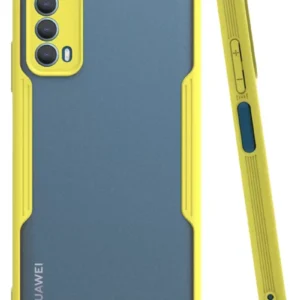 Newface Huawei P Smart 2021 Kılıf Platin Silikon - Sarı