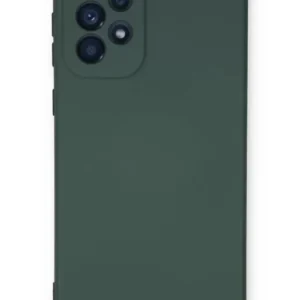 Newface Samsung Galaxy A53 5g Kılıf Nano İçi Kadife Silikon - Koyu Yeşil