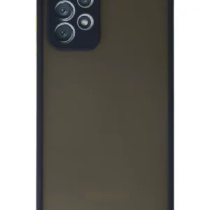 Newface Samsung Galaxy A72 Kılıf Montreal Silikon Kapak - Lacivert