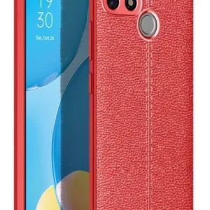 Newface Oppo A15 Kılıf Auto Focus Kapak - Kırmızı