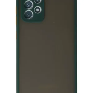 Newface Samsung Galaxy A72 Kılıf Montreal Silikon Kapak - Koyu Yeşil