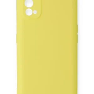 Newface Realme 7 Pro Kılıf Nano İçi Kadife Silikon - Sarı