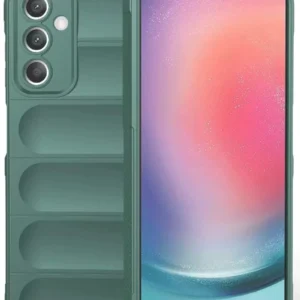 Newface Samsung A36 Kılıf Optimum Silikon - Koyu Yeşil