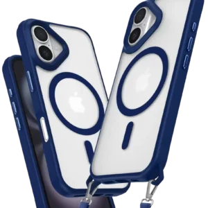 Newface İphone 16 Kılıf Enka Magsafe Silikon Kılıf - Lacivert